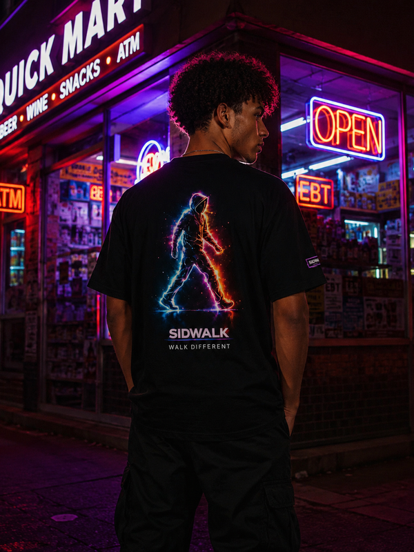 SIDWALK "WALK DIFFERENT" T-Shirt Collection | Luxury Edgy Icon Tee — SIDWALK Amsterdam streetwear