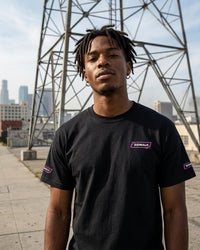 SIDWALK "WALK DIFFERENT" Collection Black T-Shirt | Luxury Neon Glow Edgy Icon Tee thumbnail 3
