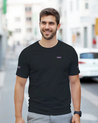 SIDWALK "WALK DIFFERENT" Collection Black T-Shirt | Luxury Neon Glow Edgy Icon Tee thumbnail 11